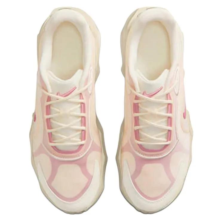 Nike Womens Aura Edge 'Chalk' (women's sizes) Chalk / Pale Ivory / Elemental Pink / Peony Casual Shoes HQ7025 100
