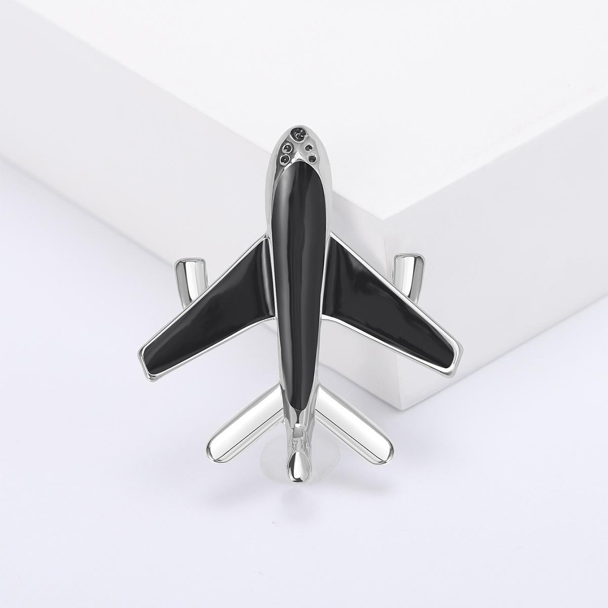 

Простые модные аксессуары, булавка для корсажа, унисекс, эмалированная капля масла, креативная брошь-значок в виде самолета