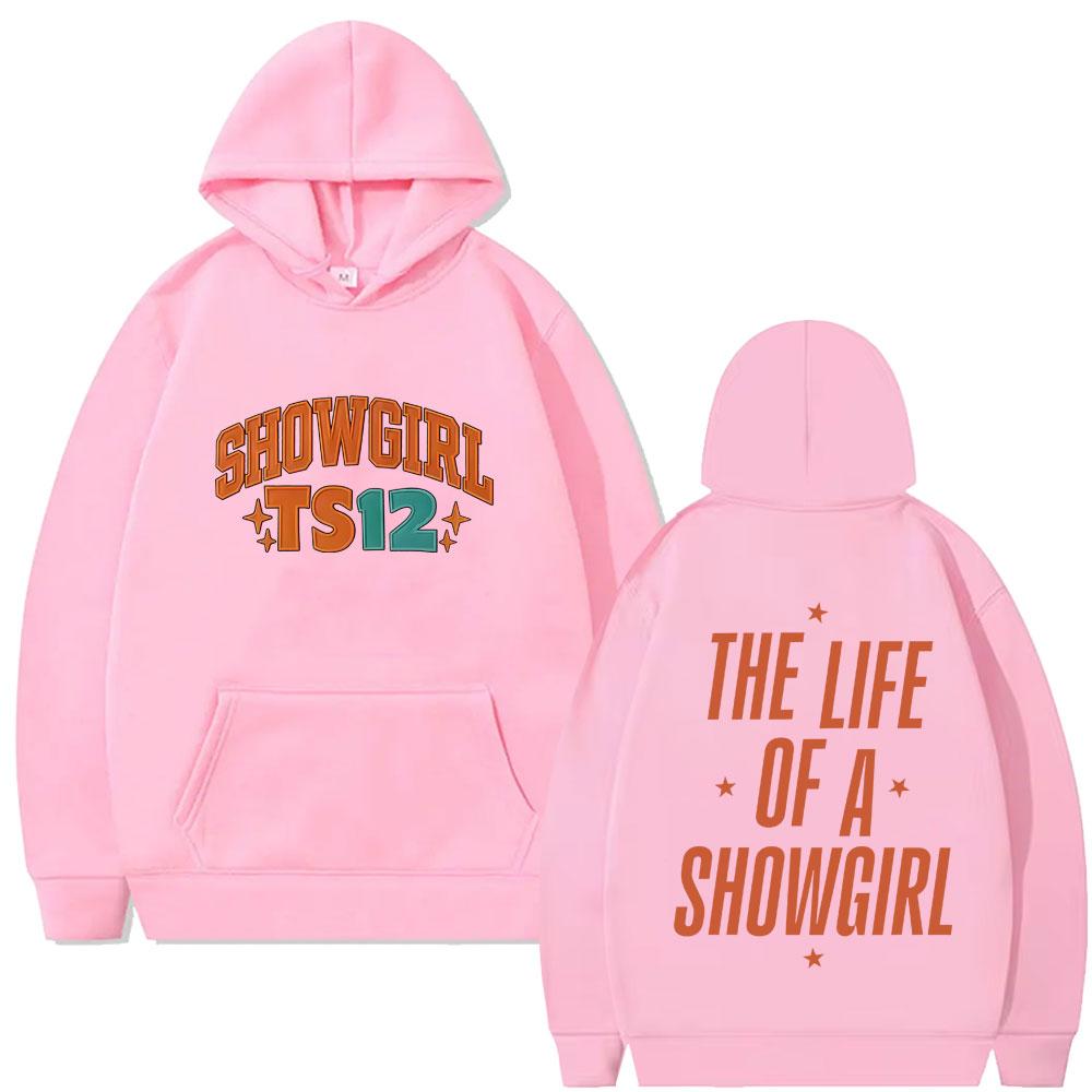 Limited The Life of A Showgirl Album Hoodie Men's Women's Fashion Pop Music Streetwear Unisex Vintage Casual Hoodies