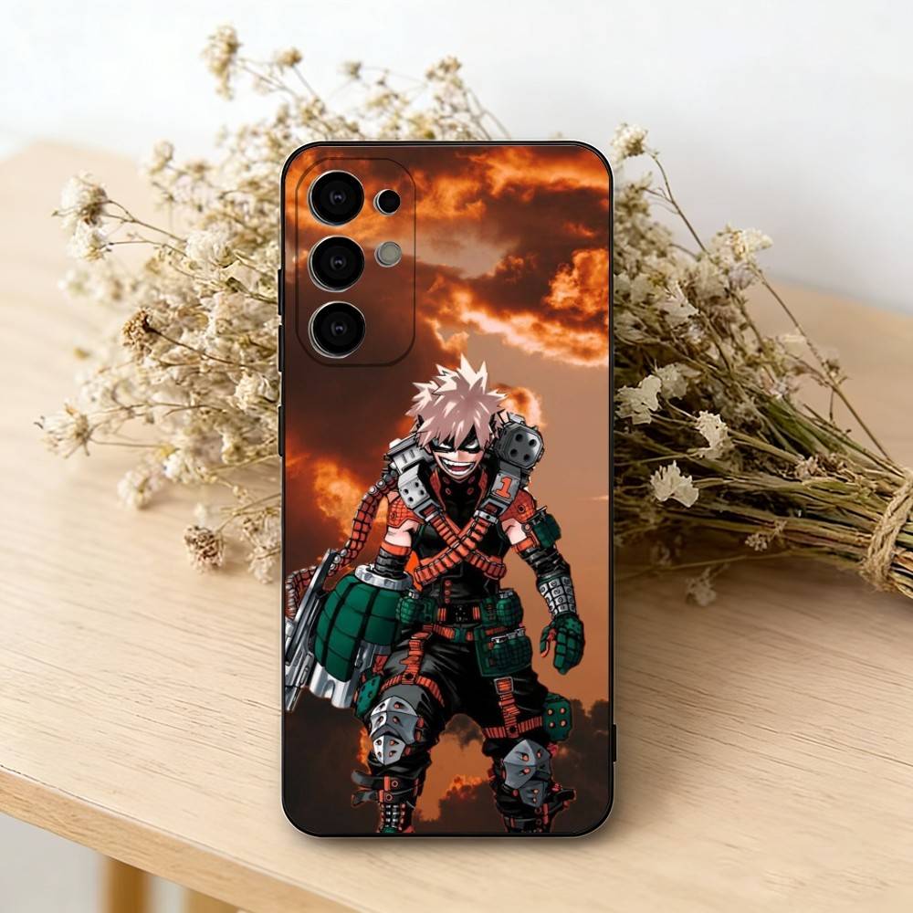 

My H-Hero Academia K-Katsuki B-Bakugo Phone Case For Samsung S25,S24,S21,S22,S23,S30,Ultra,S20,Plus,Fe,Soft Silicone Black Cover Samsung S21lite