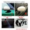 2PCS/SET For Mini Cooper F54 F55 F56 F57 F60 Before July 2019 Car Outside Rear View Mirror Covers Stickers Car Accessories