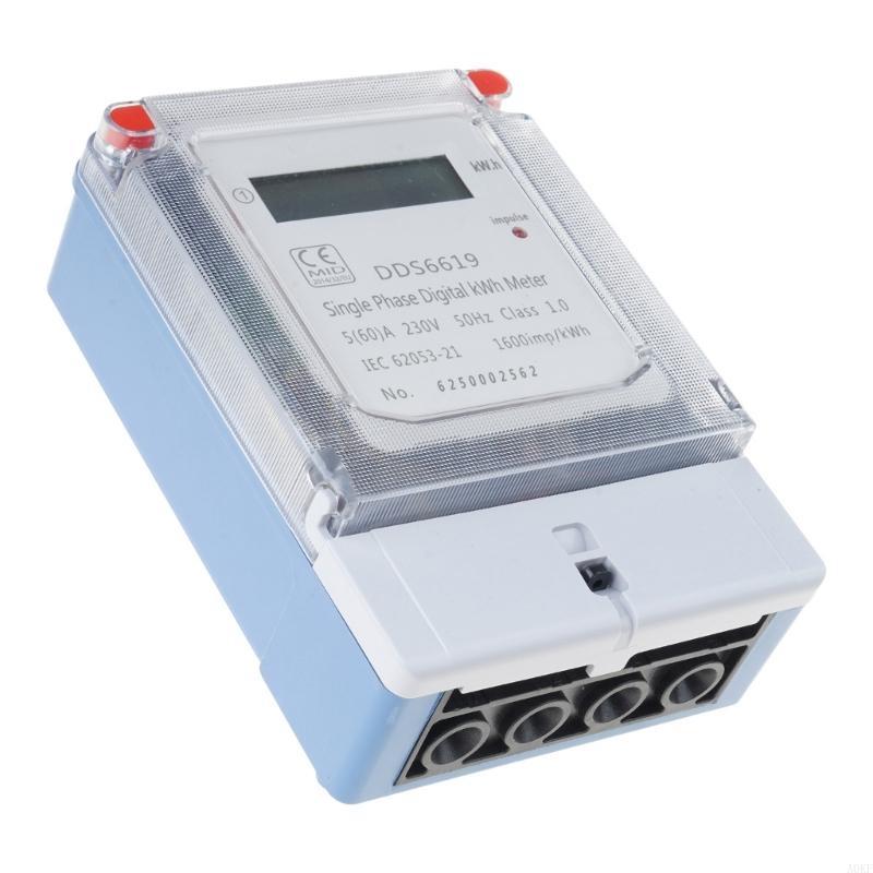 

Household Electric Meter LCD Digital kWh Meter For Precise Energy Trackings Easy Installation In Homes And Offices A0KF China Mainland