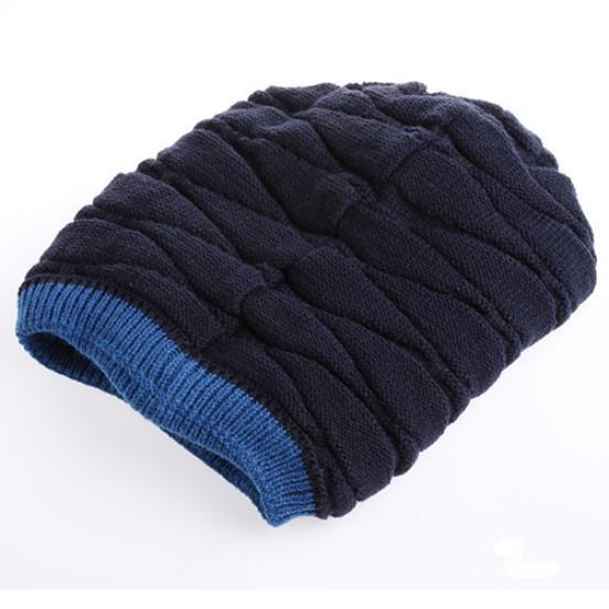 Faux Fur Lined Baggy Hat Ski Skull 