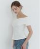 MICANE Yaelin One Shoulder Peplum Tee