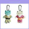 Cute Kimono Smiling Big Eyes Frog Plush Toy Keychain Pendant For Backpack Decor