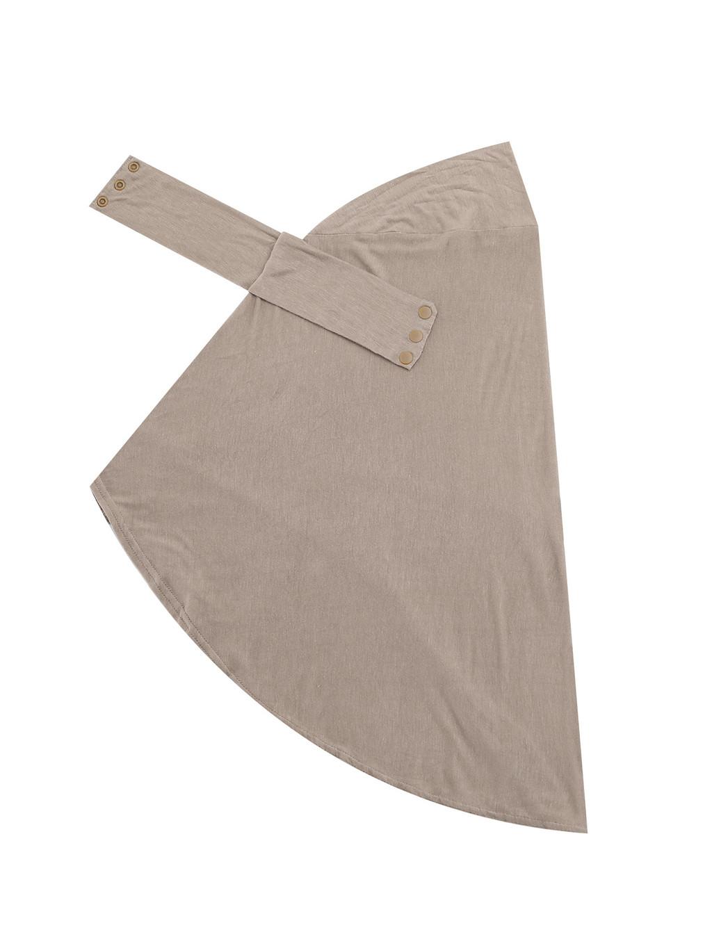 Polyester Neck Covering With Snap Button For Spring Summer Autumn хаки