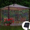 Solar Curtain Light LED Outdoor Waterproof 300leds Garland Decor String Lights Yard Christmas Fairy Wedding Party Terrace Garden