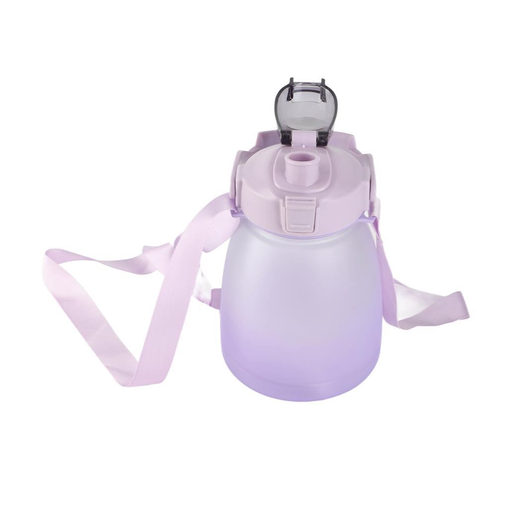Kawaii Water Bottle 1300ML Large Capacity Water Bottle Portable Sports Bottle Straw Water Jug with