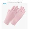 Nail Art Anti-UV Ice Silk Half-Finger Gloves