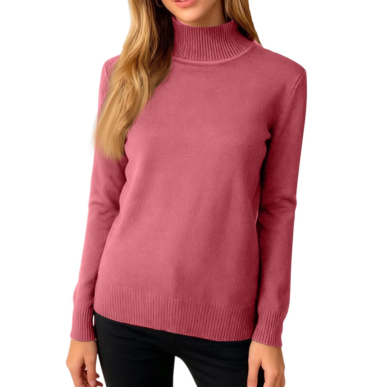 

Женский модный и повседневный однотонный базовый топ с длинным рукавом и флисовой подкладкой One Size