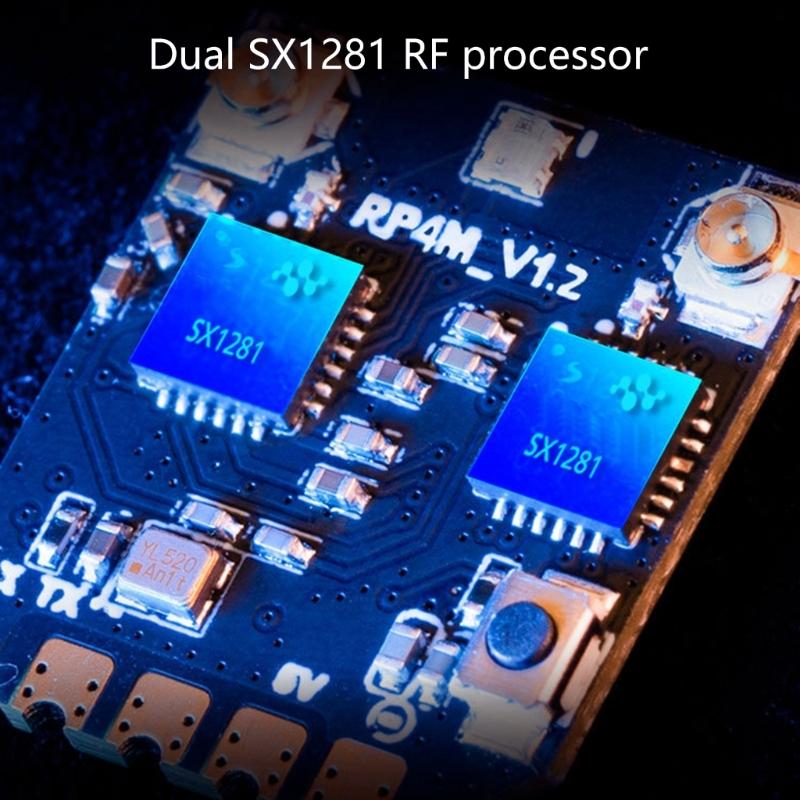 Double Antennae True Diversity System Mini RP4TD-M ExpressLRS Receiver Enhances Signal Stability in Aerial Photography