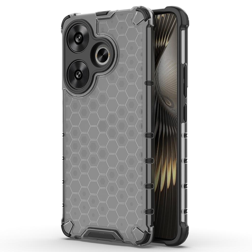 Für Xiaomi Redmi Turbo 3 5G/Poco F6 5G Hülle Sturzschutz Wabenförmige PC+TPU Handyhülle