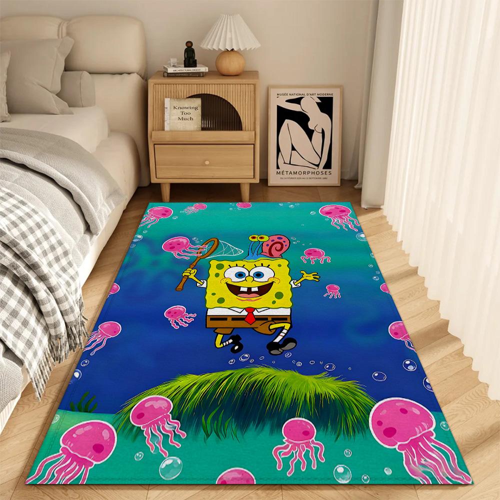 Fashion Entrance Mat Living Room Rugs Decoration S-spongebob Bedrooom Carpet for Kitchen Bath Mats Doormat Front Door Balcony