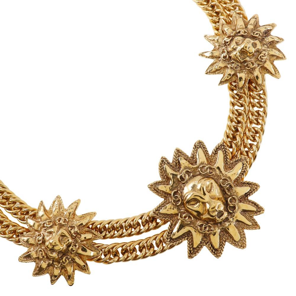 

CHANEL Necklace Plated Gold 83g Women Used