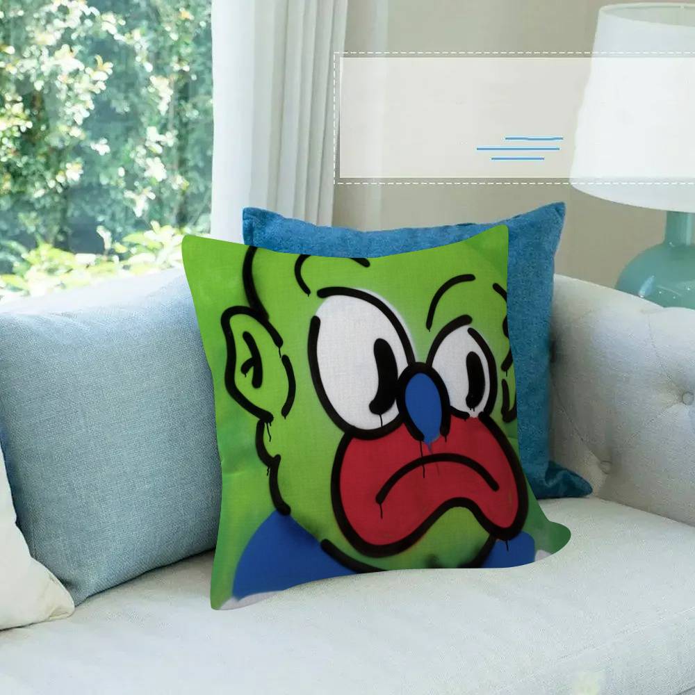 Anime olaolu slawn art Pillow Cushion Cover Pillowcase Living Room Sofa Home Decor Customized