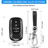 QBUC for Honda Civic Key Fob Cover, Key Case with Keychain for Honda  2024 2025 Accord CR-V HR-V V Pilot SI EX EX-L Touring Carbon Fiber Key Fob Case