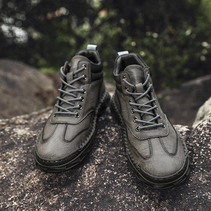 Móda Ručně vyráběné Kožené Ležérní Pánské Boty Módní Odolné proti Opotřebení Pohodlný Design Venkovní Pánské Klasické Tenisky Všestranné Boty pro Řízení