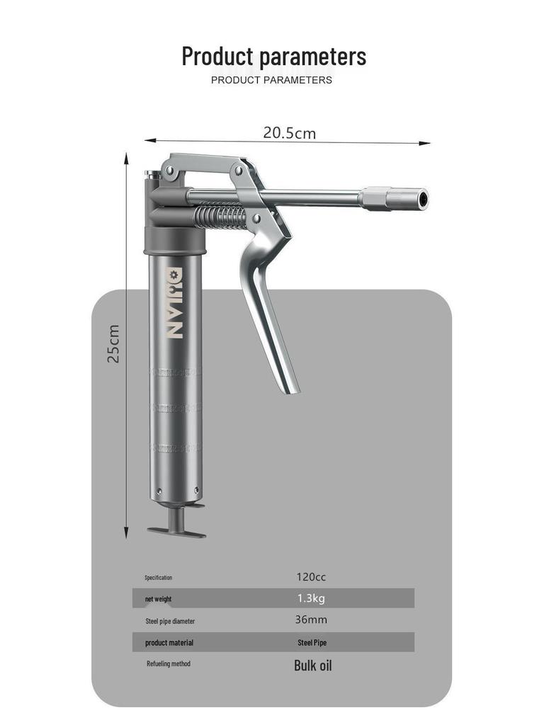 Kompaktowa ręczna smarownica wysokociśnieniowa