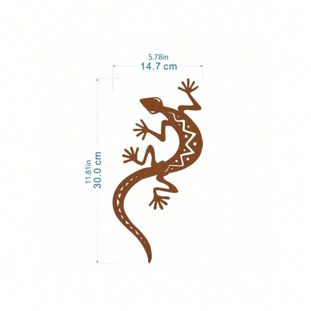 

Metal Lizard Wall Art, 3D Halloween Decoration, Gothic Hanging Sculpture for Indoor Outdoor Living Room Gothic Bedroom Decor TY34432-xiu-0 разноцветный