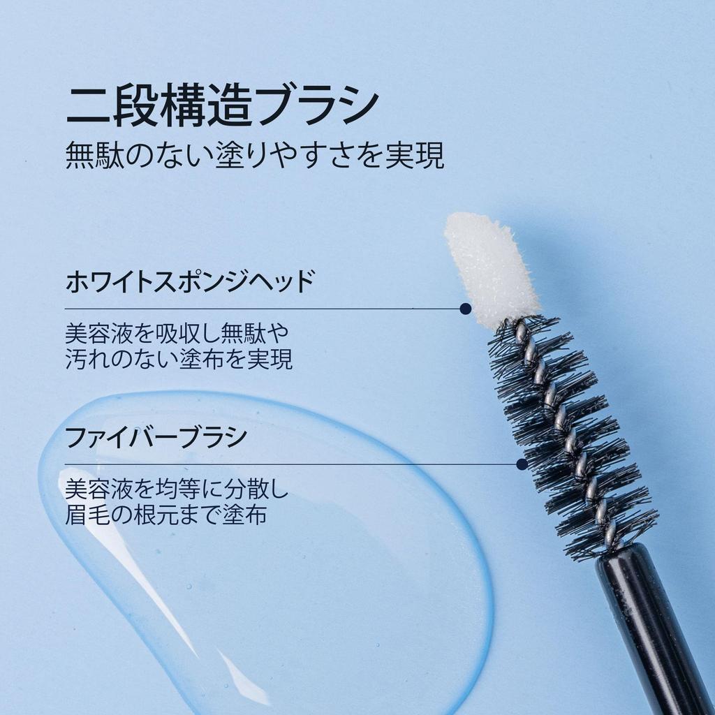 Terez Honor Eyebrow Serum 5ml and Collagen Face Mask Korean Cosmetics Eyebrow Serum and Luster Serum & (4 sheets) Moisturizing, Firming, (Eyebrow Set)