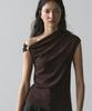 Masimodutti Asymmetrical Brooch Detail Top