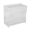 Rutin Chicken Feeder Automatic Clear Acrylic Bird Cage Feeder for Small Animal Feeding Supplies