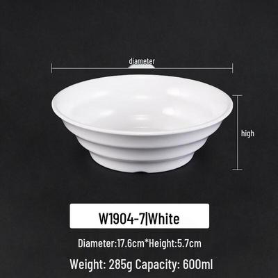 Commercial Imitation Porcelain Melamine Noodle Bowl
