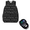 I'm Not Always Right But I'm Never Wrong Student Backpack School Bag Hiking Daypack for Men Women Fashion Bookbag Shoulder Bags