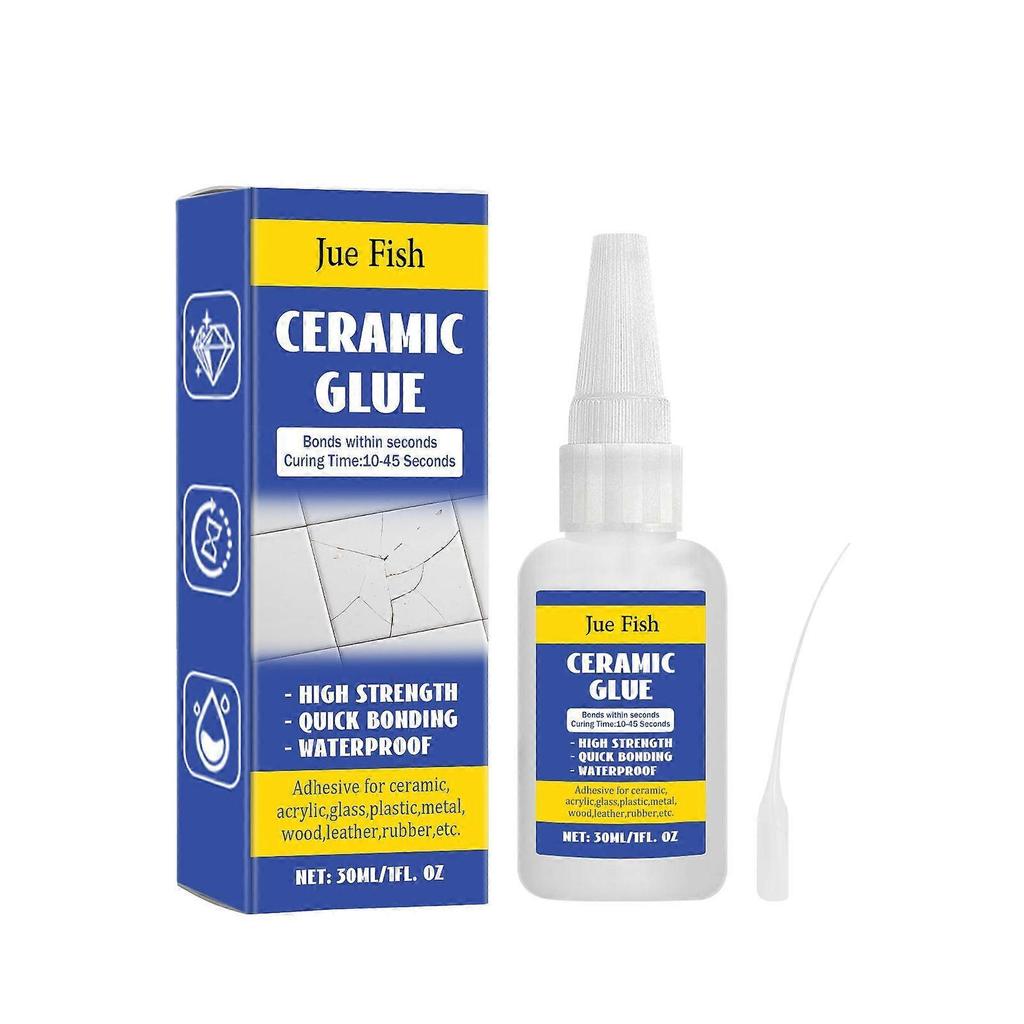 Limited time!!Jue-Fish Ceramic Repair Adhesive Is A Multi-Functional Repair Adhesive For Quickly Repairing Cracks And Damages In Household Porcelain