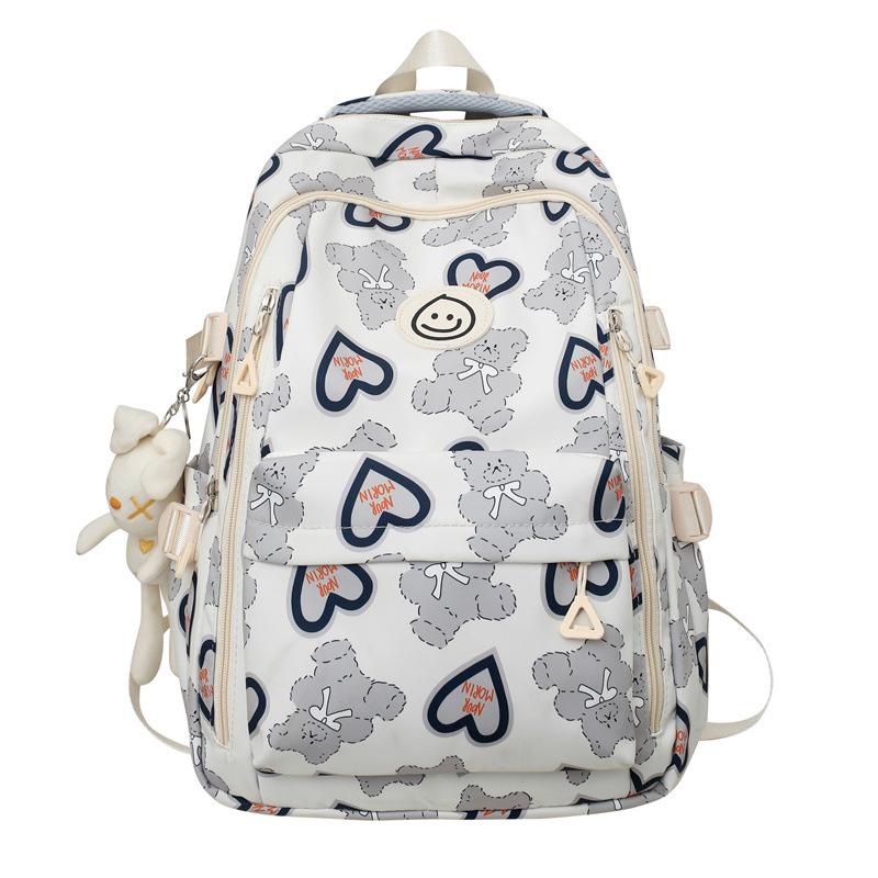 Large Capacity Cute Backpack for Girls - Suitable for Middle & High School Students, Grades 3-5, Double Shoulder Travel Bag