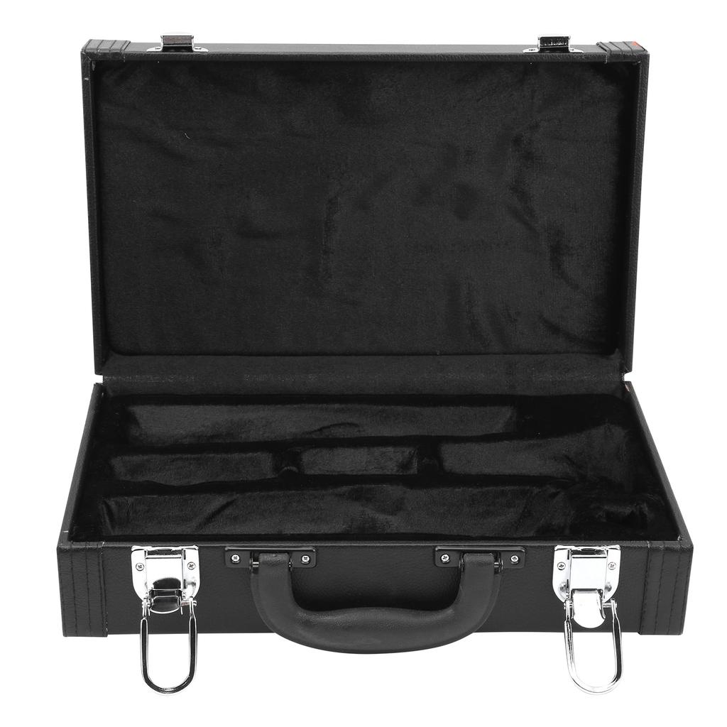 Clarinet Case Faux Leather Waterproof Hard Shell Musical Instrument Accessories IN‑125