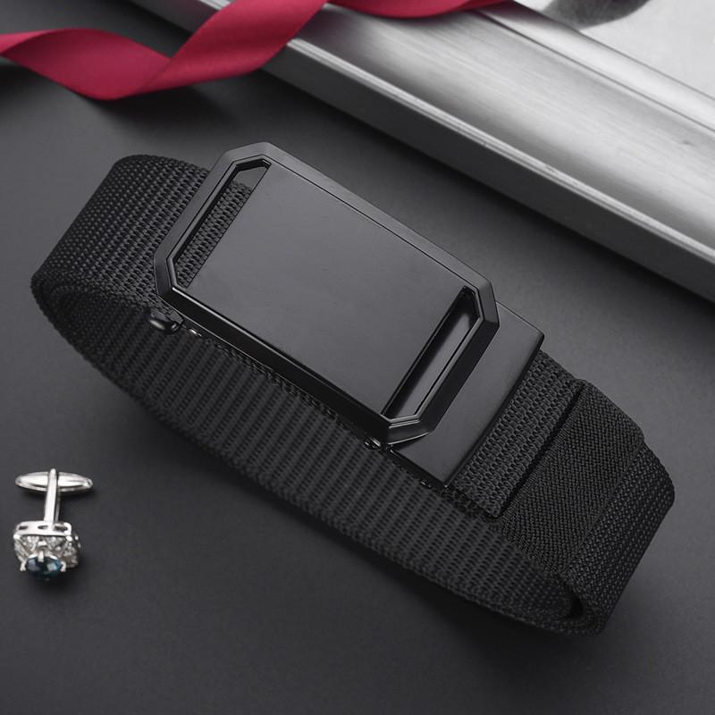 2023 Spring Mens Canvas Belt With Auto Lock For Business Casual And Outdoor Activities