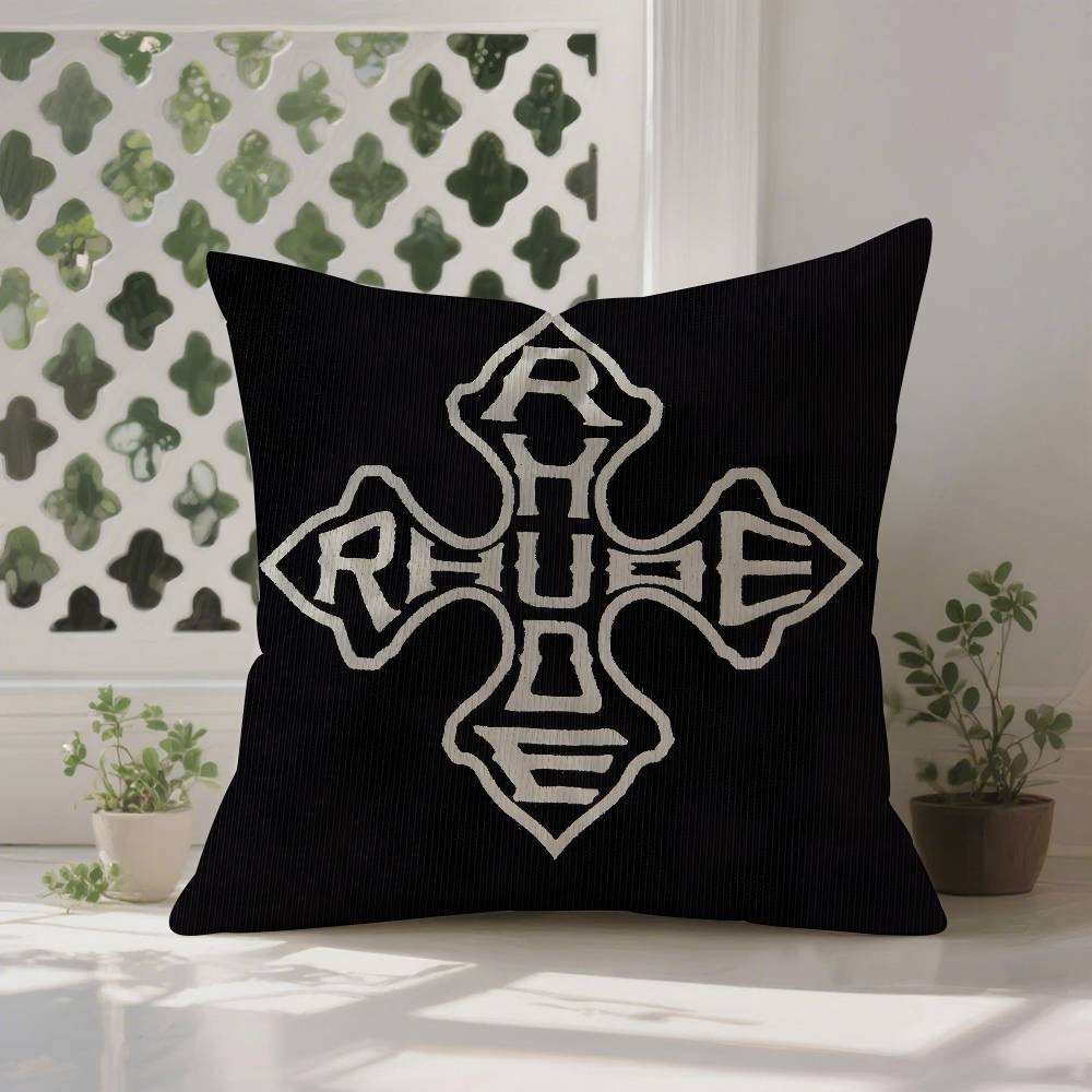 

Модный бренд R-RHUDEs Наволочка Наволочка против пылевых клещей Невидимая молния Шелковистый короткий плюш Чехол на подушку для дивана 12x12Inch