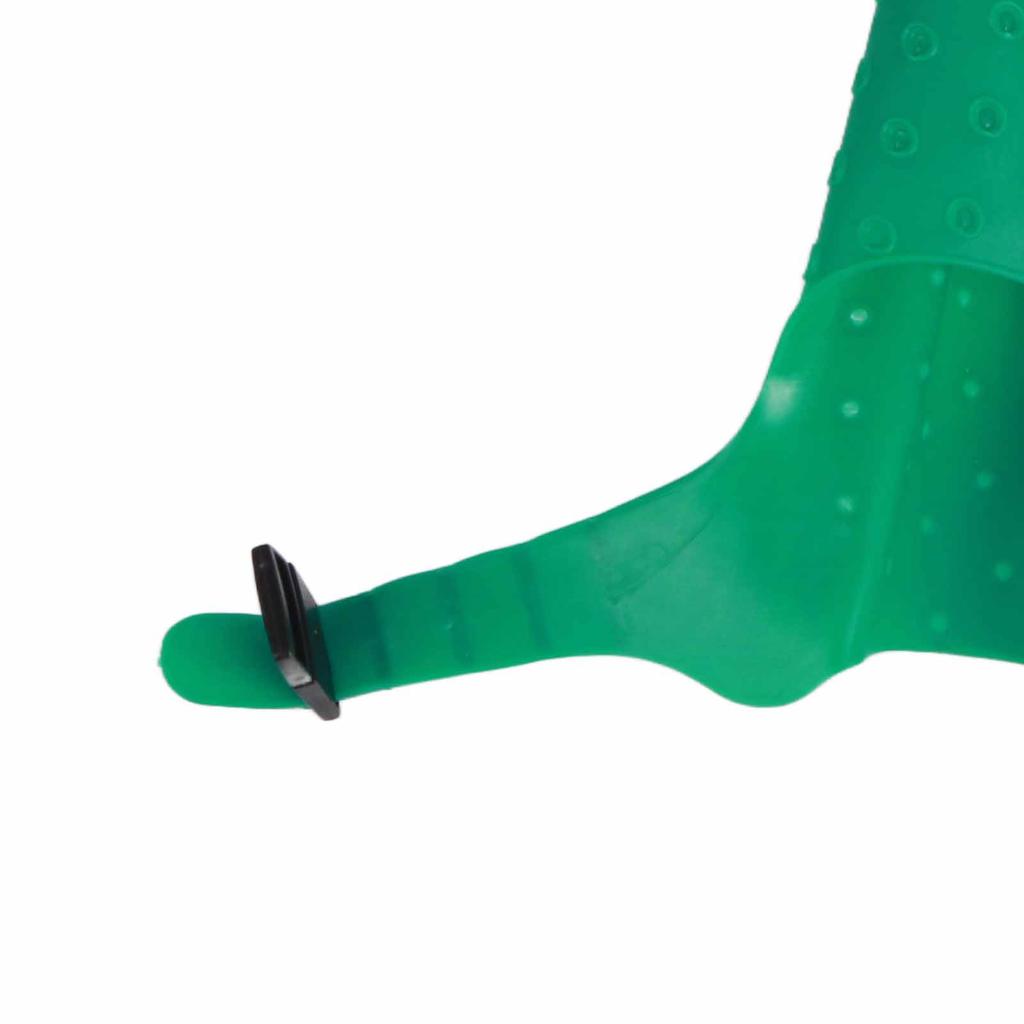 Hair Coloring Highlighting Hat Silicone Reusable DIY Hair Dyeing Hat Tool for Beauty Salon Green