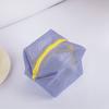 Fashion Dopamine Color Cosmetic Bag Lightweight Mesh With Zipper Storage Bag Large Capacity Toiletry Bag Travelling Storage