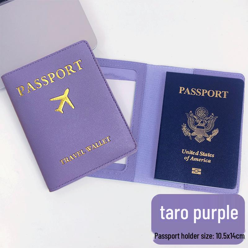 PU Leather Passport and Luggage Tag Set