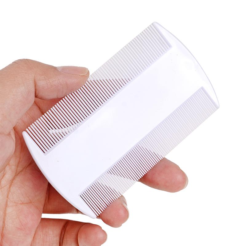 1pcs Plastic Double Sided Nit Fine Tooth Head Lice Hair Combs for Pet Dog Cat Flea Hair Combs Brush Pet Hair Cleaning Supplies