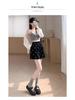 Plus Size Summer High Waist Wide Leg Casual Retro Shorts for Women