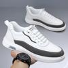 Fashion New Arrival Casual Leather Sneakers for Man Classic Leather Men's Casual Shoes Handmade Tenis Masculino Outdoor Sports Footwear