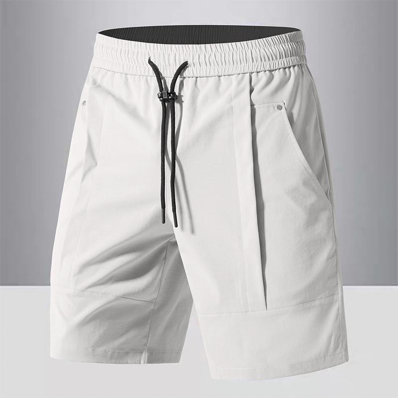 Summer Men's Workwear Shorts, Loose Straight Leg Casual Sports Shorts, Versatile Cropped Shorts