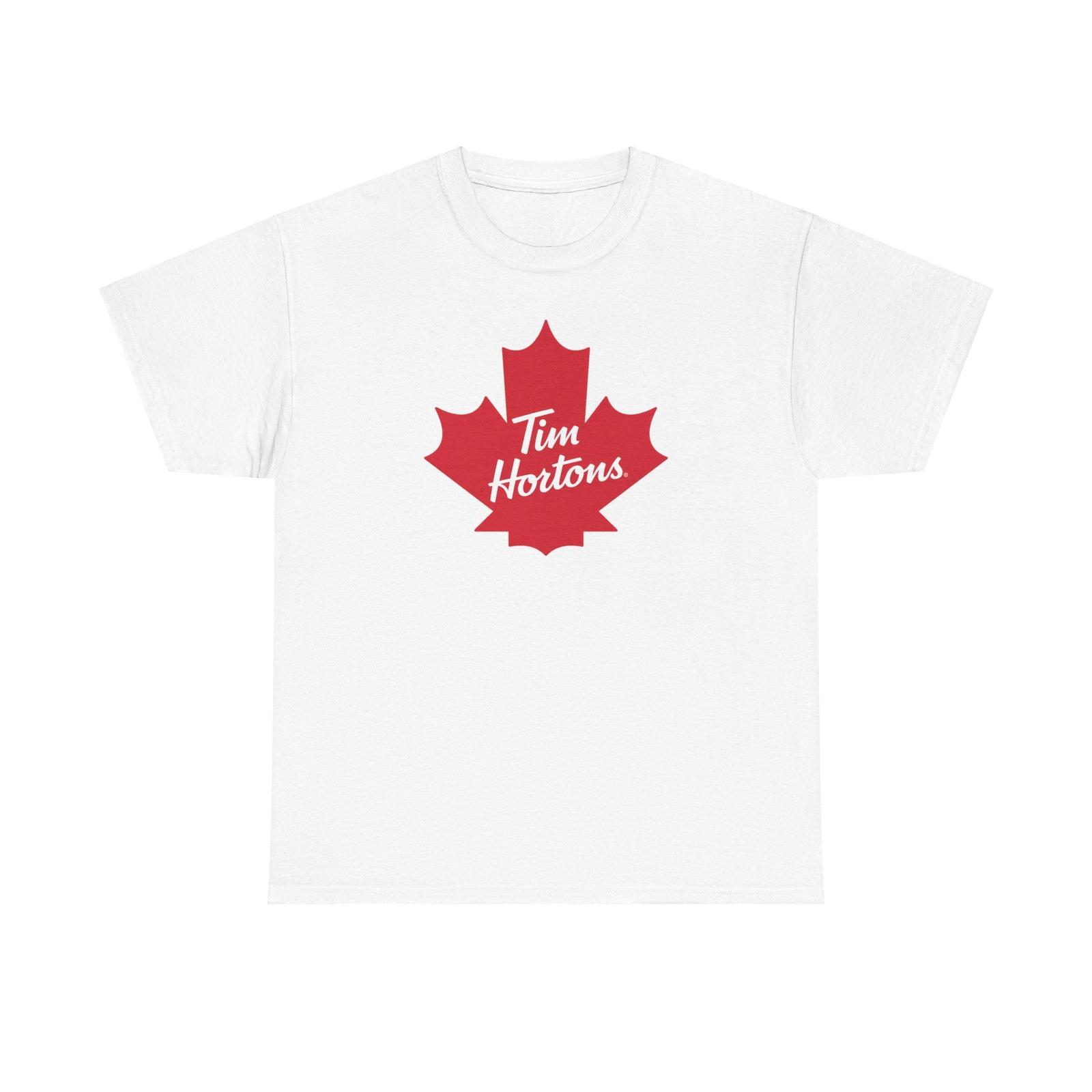 Tim Hortons Canada s Favorite Coffee Unisex Heavy Cotton T-Shirt Mens Womens Tees Top M
