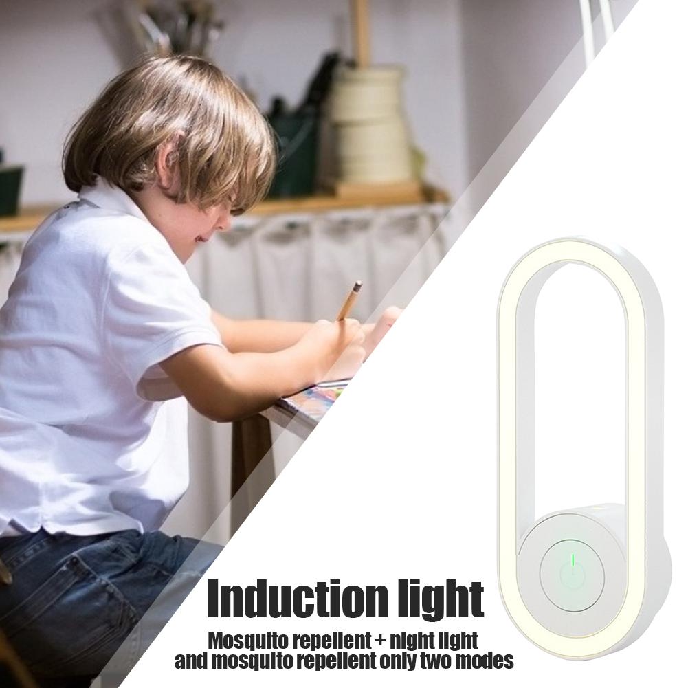 LED Světlo proti komárům Hubička hmyzu švábů Noční světla Ultrazvukový odpuzovač škůdců Kruhové noční světlo pro domov/kancelář/hotel