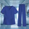 Ensemble élégant de tenues d'infirmière bleues pour femmes - Confortable et fonctionnel