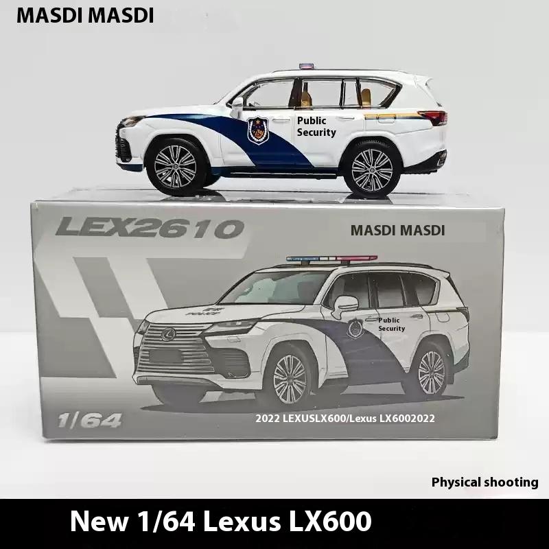 

В наличии Масди 1:64 Модель полицейской машины Lexus Lx600 Сплав Миниатюрная Литая под давлением Версия для общественной безопасности Украшения Кастомные Игрушки Подарки