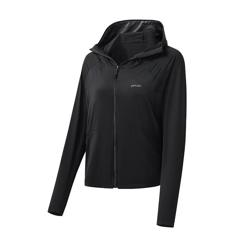 Womens UPF50 Sun Protection Hooded Cover-Up Lightweight Breathable Long Sleeve Outdoor Travel Beach Swim