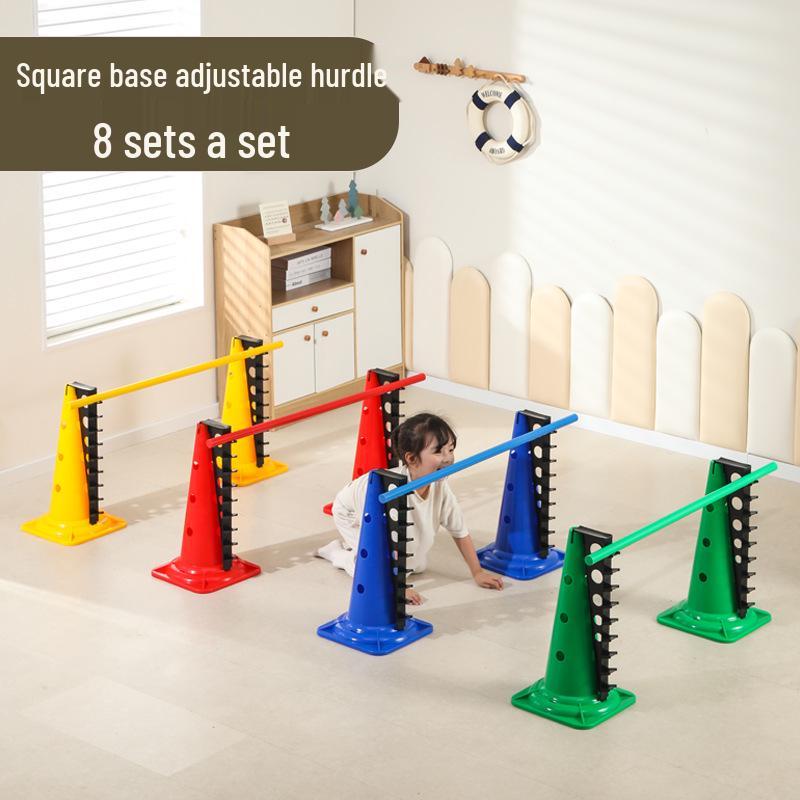 

Набор детских сенсорно-интеграционных тренировочных барьеров и стоек для прыжков