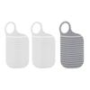 2/3Pcs Mini Washing Board Ergonomic Handle Lightweight Thickened Non-slip Portable Travel Handheld Underwear Sock Towel Laundry Washing Board