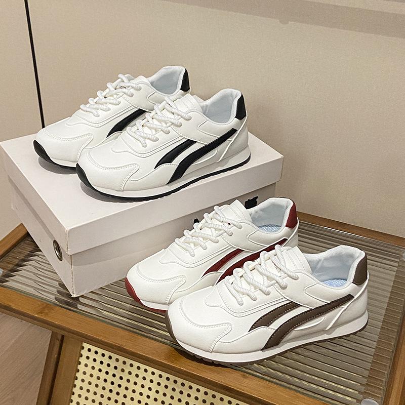 2025 little white shoes women's spring new Korean version ins female students leisure sports versatile Forrest Gump shoes street shot LF906