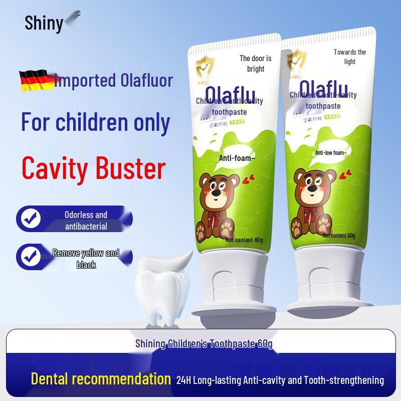 Glänzende Fluorid-Zahnpasta für Kinder & Erwachsene