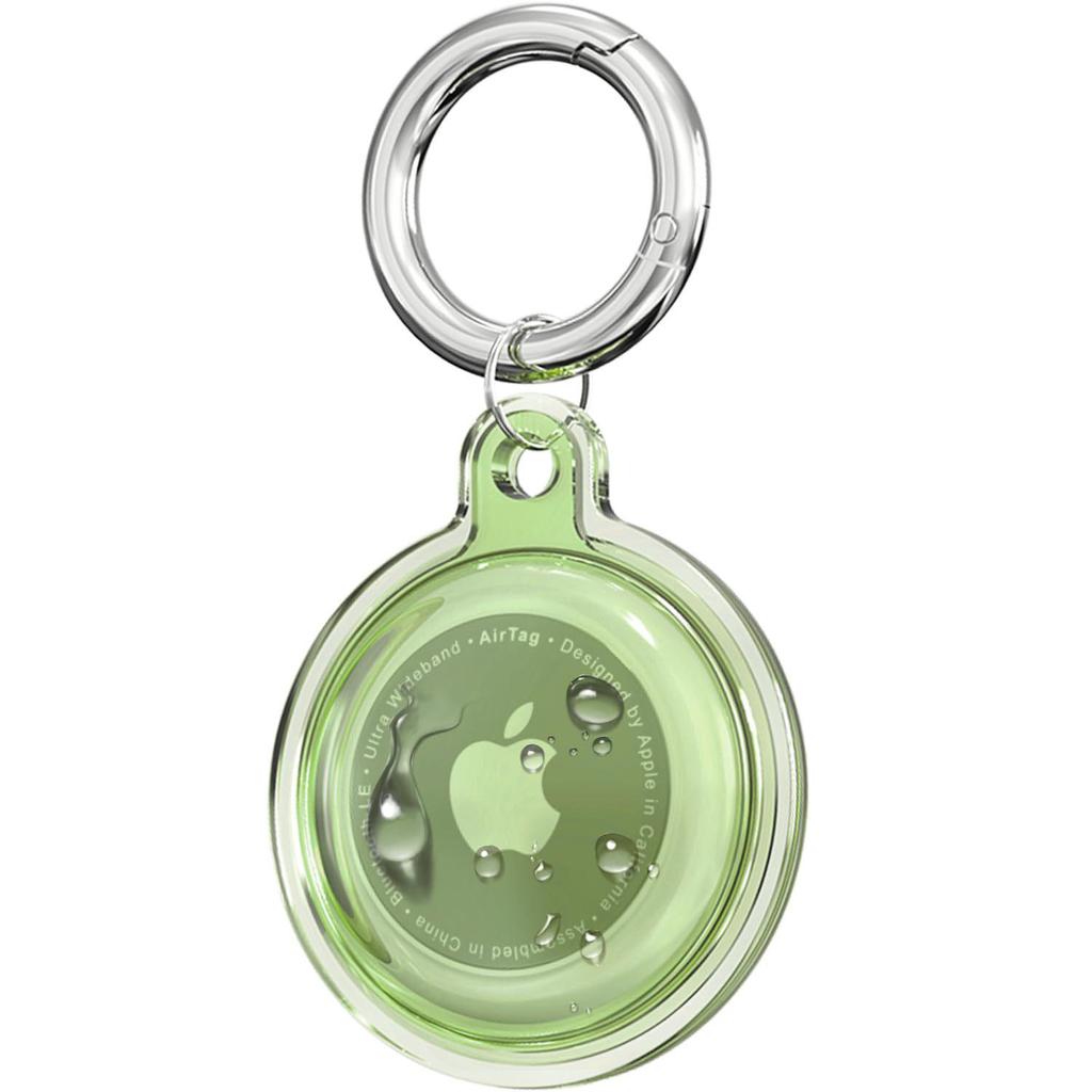 Apple AirTag Waterproof TPU Protective Case - Anti-Lost, Transparent, Solid Color, Full Coverage